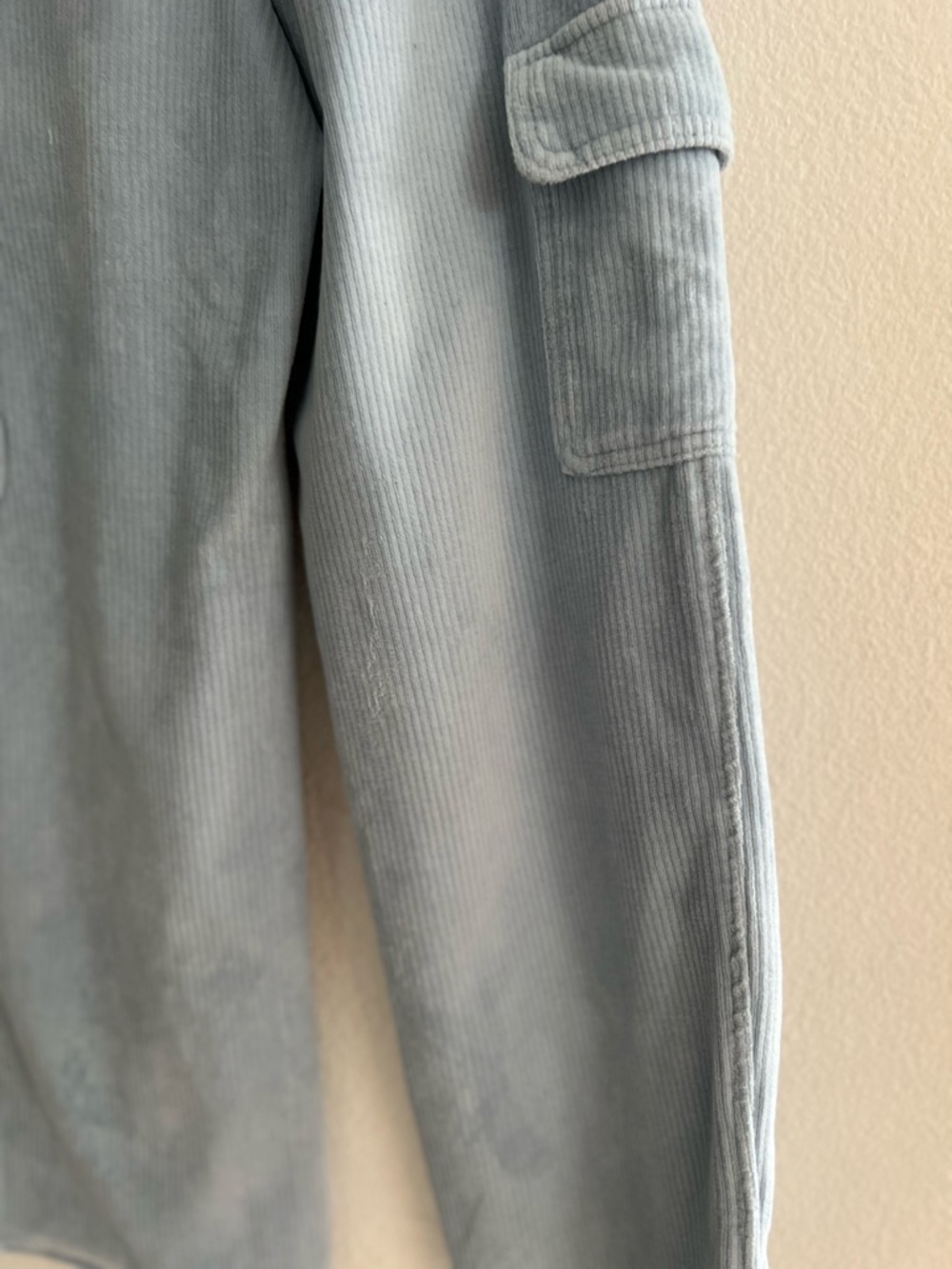 Cat & Jack Light Blue Corduroy Cargo Joggers - Picture 10 of 10